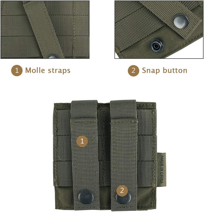 EXCELLENT ELITE SPANKER Tactical Open Top Double/Triple Pistol Mag Pouch for Glock M1911 92F Magazines 40mm Grenade