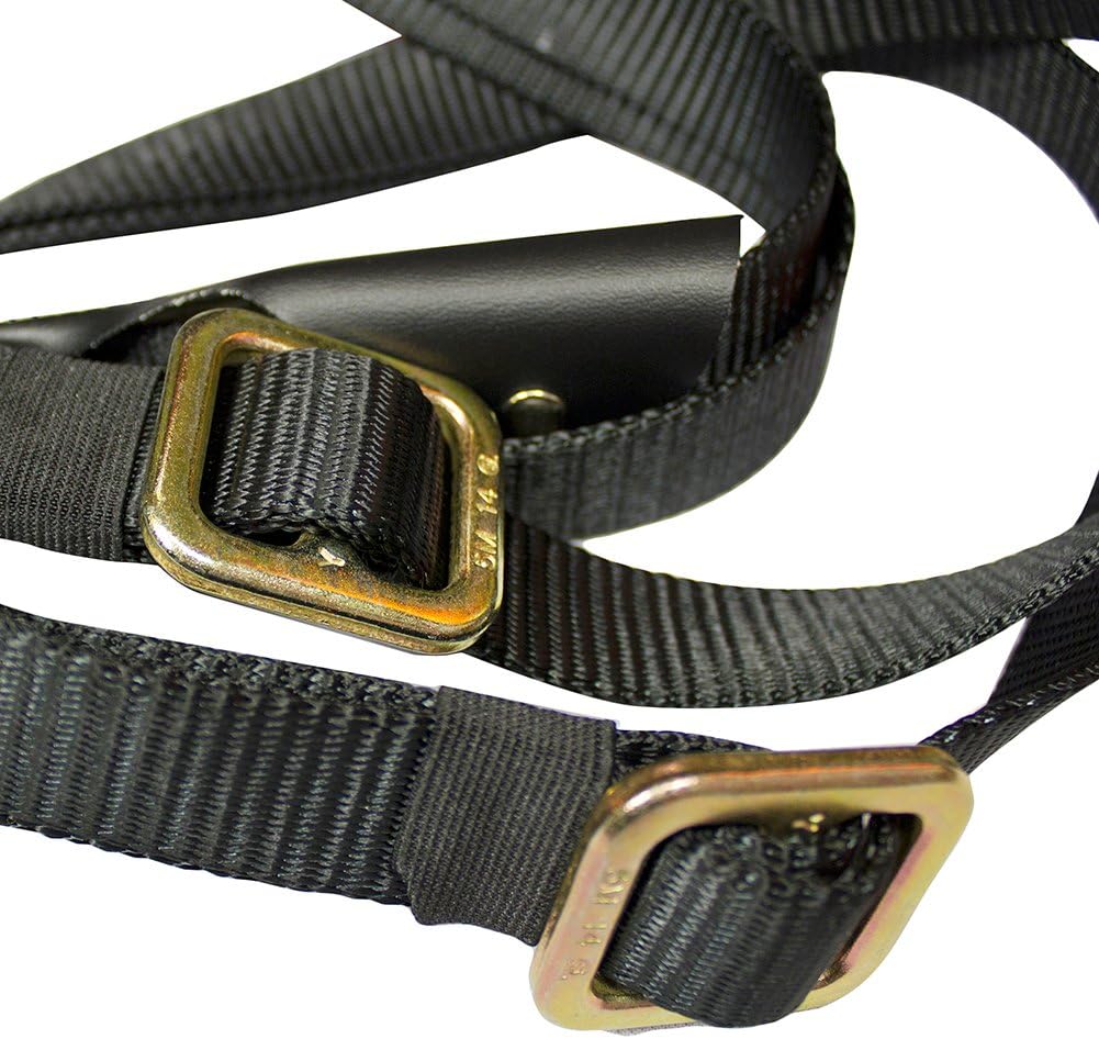 Fusion Climb Y-Legged Zipline Lanyard with Steel Snap Hooks 23kN Black