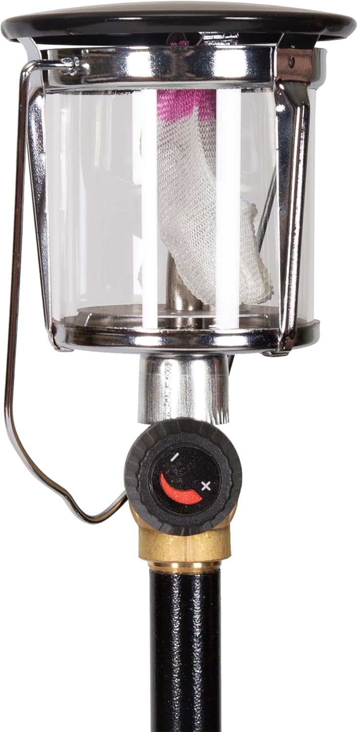 Stansport Compact Single Mantle Propane Lantern (172), Black