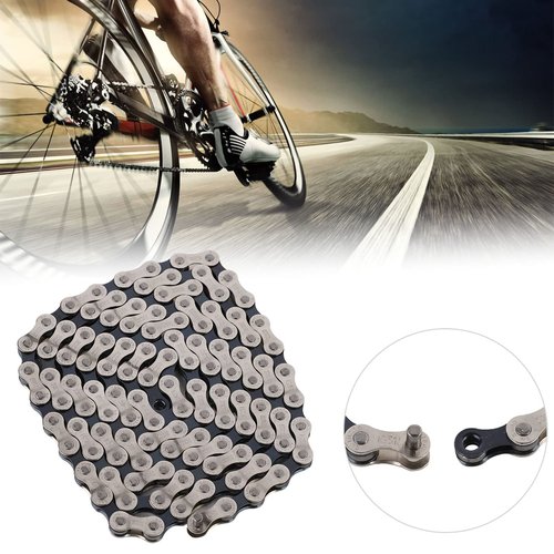 POENVFPO Chain, Metal Adjustable Cycling Road Chain 6/7/8 Speed for 18, 21, 24 Speed Mountain
