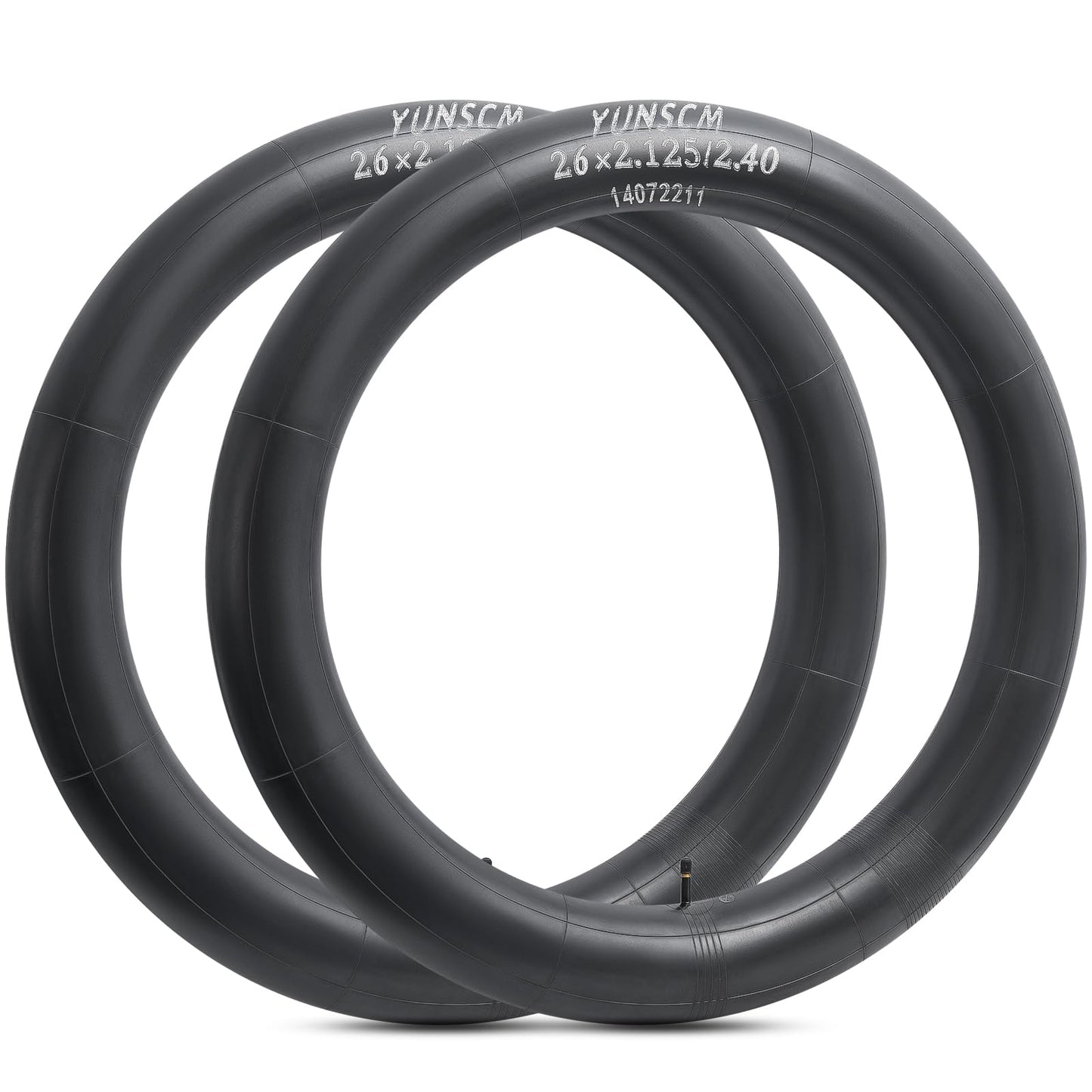26" Bike Tubes 26x2.125/2.40 AV32mm Schrader Valve 56/64-559 26" Bicycle Tubes and Tire Levers Compatible with 26 x 2.125 26 x 2.25 26 x 2.30 26 x 2.35 26 x 2.40 Mountain Road Bike Tire Tubes -2PCS