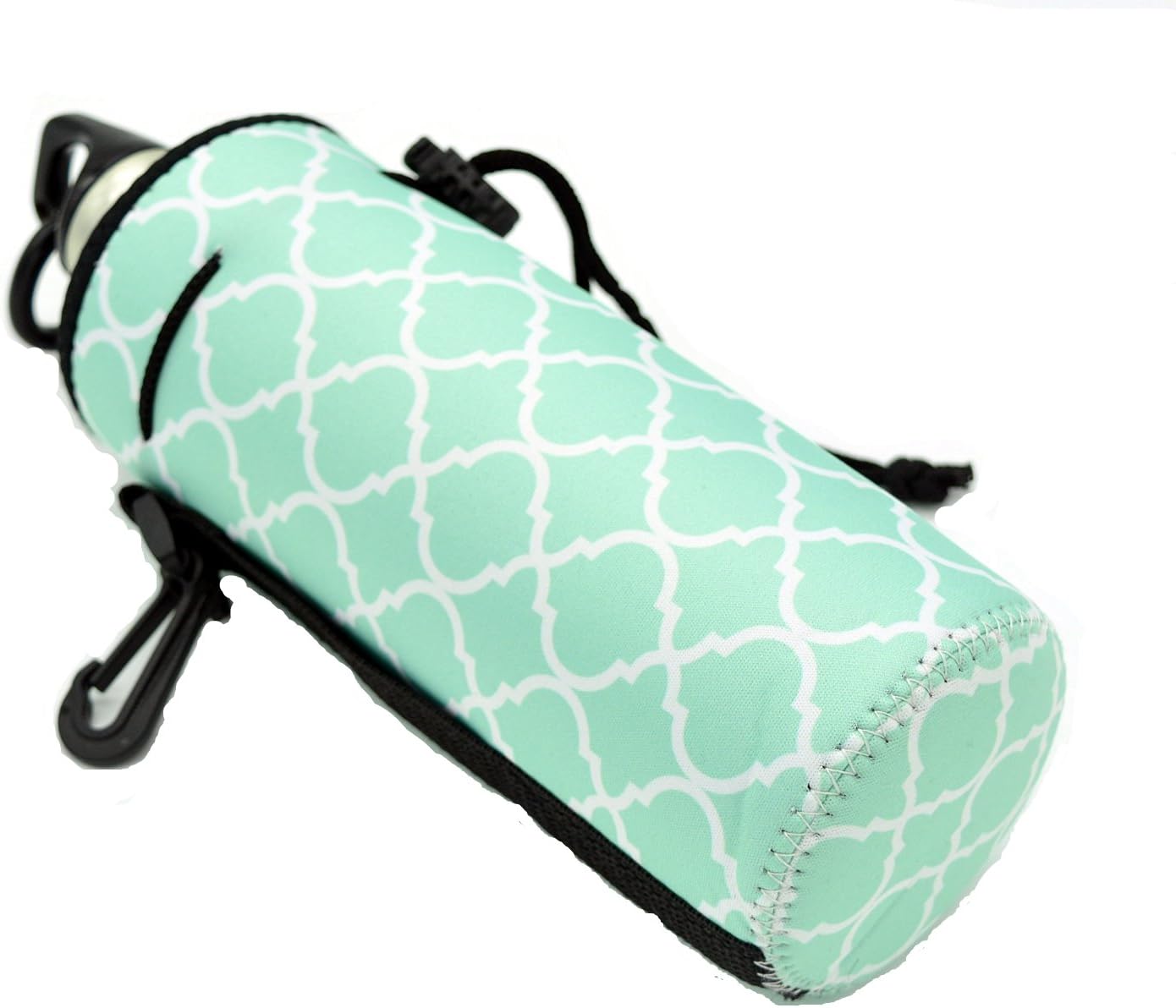 Water Bottle Sleeve, Carrier Cover Neoprene Water Bottle Drawstring Insulator Cooler Sleeve Bag