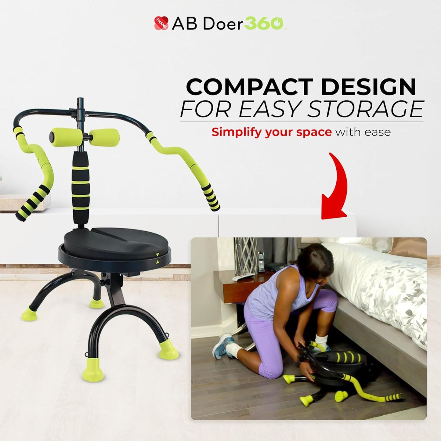 Ab Fitness Machine System Provides An Abdonimal And Muscle Activating Workout with Aerobics to Burn Calories and Workout