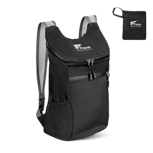 8 Fans 12L/20L Hiking Backpack, Waterproof Packable Travel Daypack-Lightweight Back Pack Outdoor Foldable Rucksack (12L)