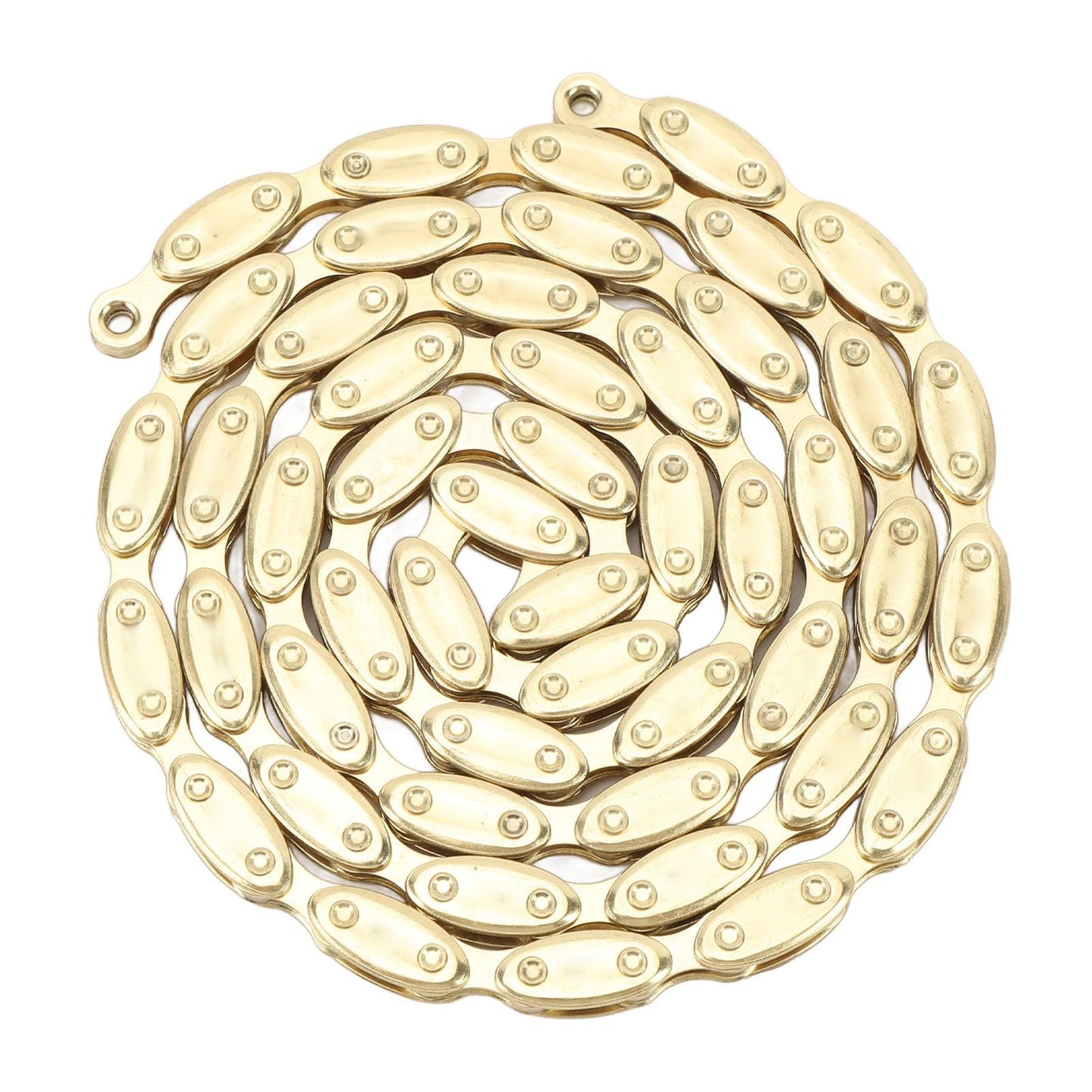 JAOCDOEN Olive Chain High Strength Single Speed 100 Link Gold Chain for Fixed Gear BMX