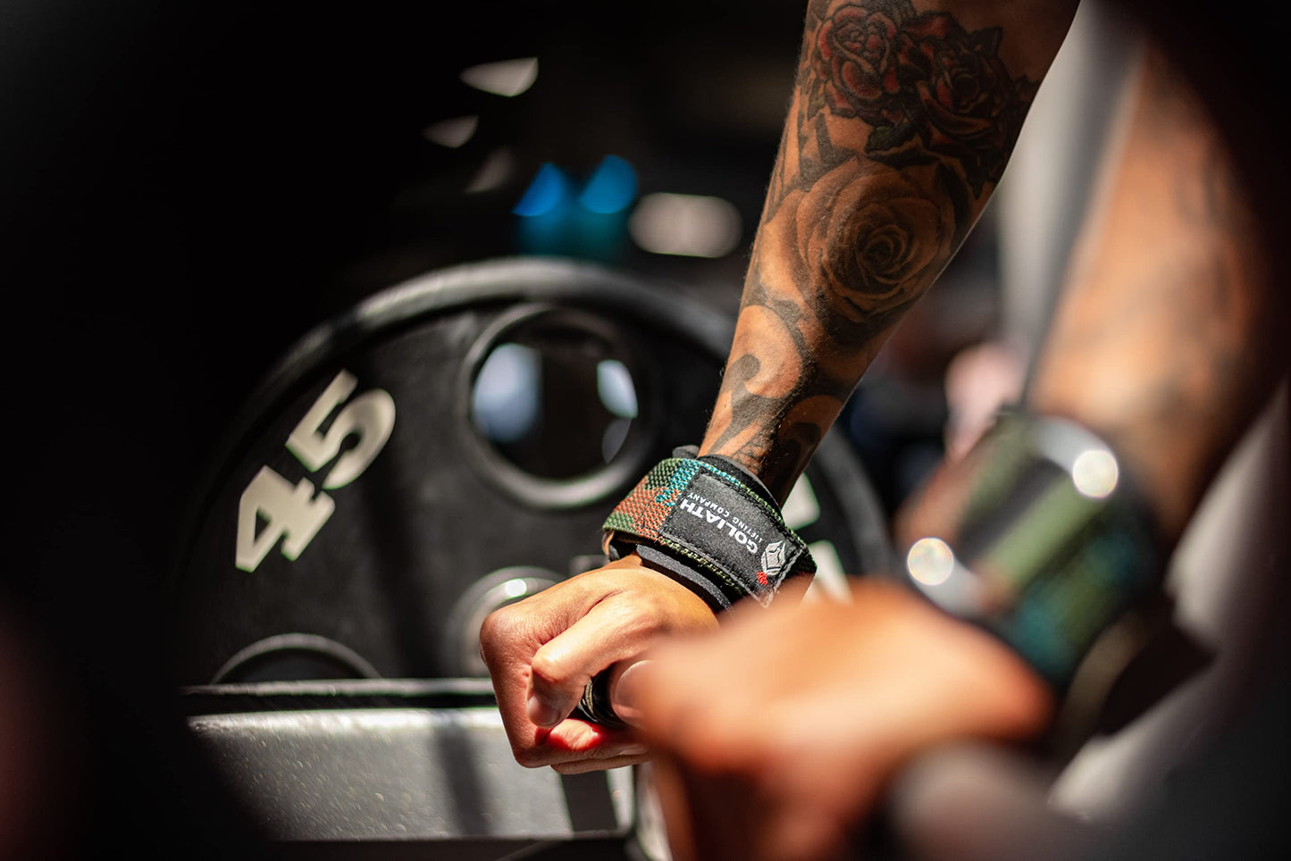 Goliath Lifting Company Lifting Grips Weight Gloves Heavy Duty Barbell Lifting Grips