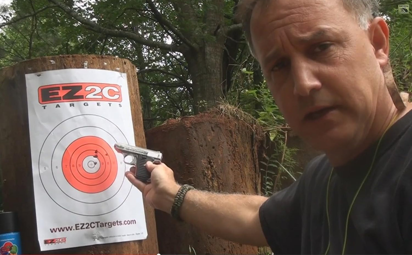 EZ2C 5-Pack Bright Gun & Rifle Paper Targets - Highly Visible 11" x 17" Shooting Targets for Range & Outdoor Use