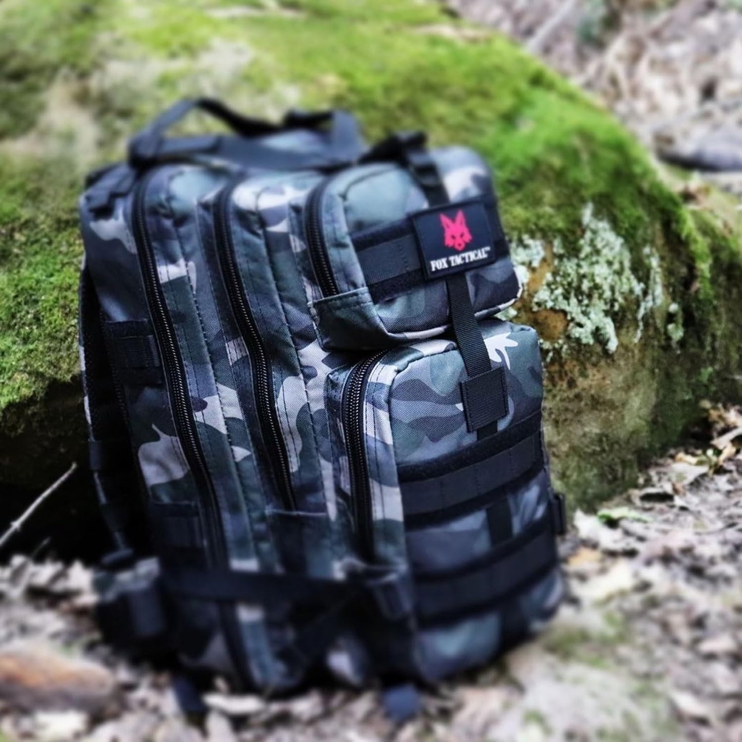 Fox Outdoor Products Medium Transport Pack | 29L Tactical Backpack with Organizer Pockets, MOLLE Webbing & Hydration Sleeve, Coyote