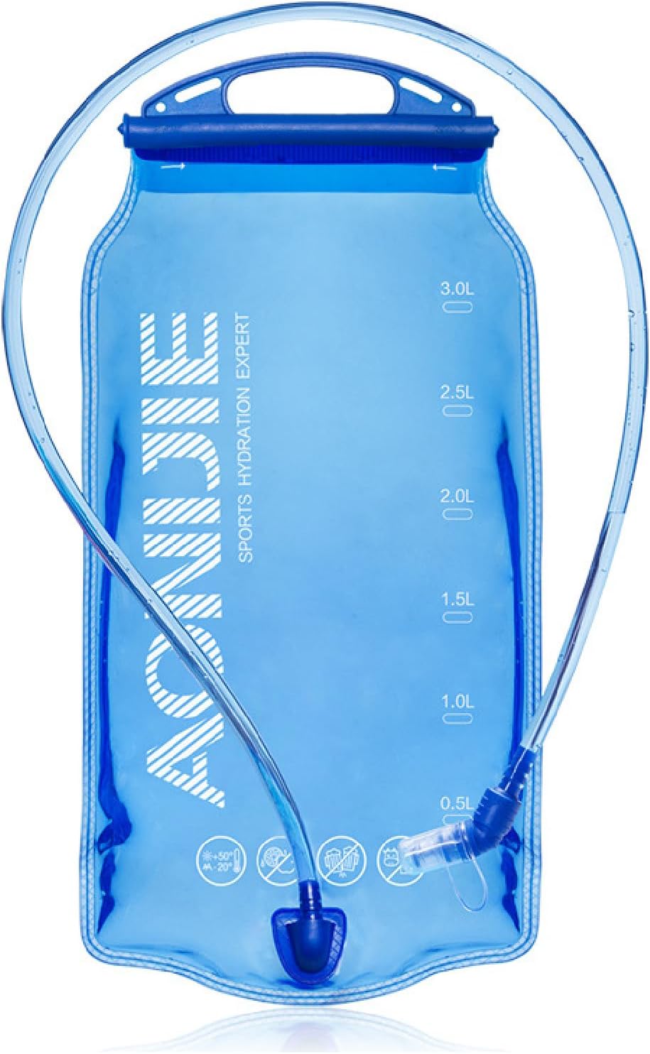 JEELAD TPU Hydration Bladder Water Bladder Ultra-Durable Water Storage Bladder for Hydration Backpacks Outdoor Hiking Running Cycling Camping Climbing