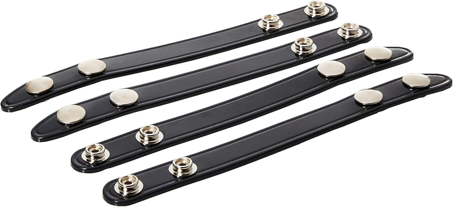 Safariland Duty Gear Chrome Snap Belt Keeper (4PACK) (High Gloss Black)