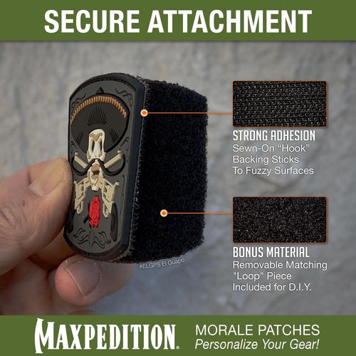MAXPEDITION El Guapo Tactical Patch - Durable Embroidered Morale Badge