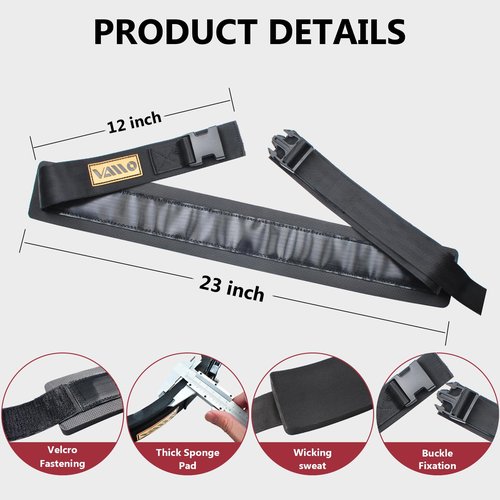 VAIIO Hip Thrust Belt for Dumbbells Kettlebells,Hip Belt Pad for Hip Thrusts,Booty Belt for Hip Thrust,Squats,Lunges,Glute Bridges,Dips Exercise