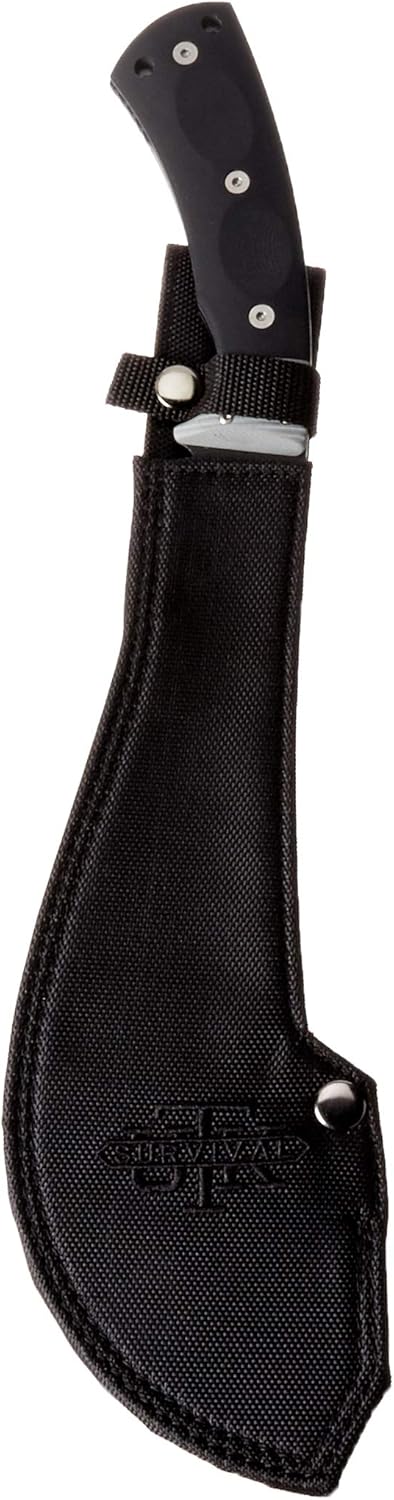 Utica USA Since 1910 – Stealth I, Machete and has Micarta Handle is Made in USA. Perfect Survival Tool, Hunting, Camping or Any Outdoor Activities