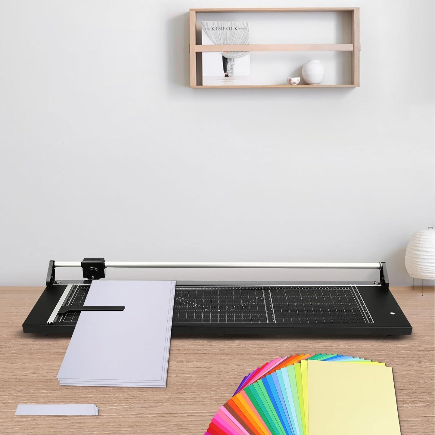 36 Inch Paper Cutter Heavy Duty Paper Cutter for A4 Paper Guillotine Rotary Paper Cutter for Offices Schools and Crafts