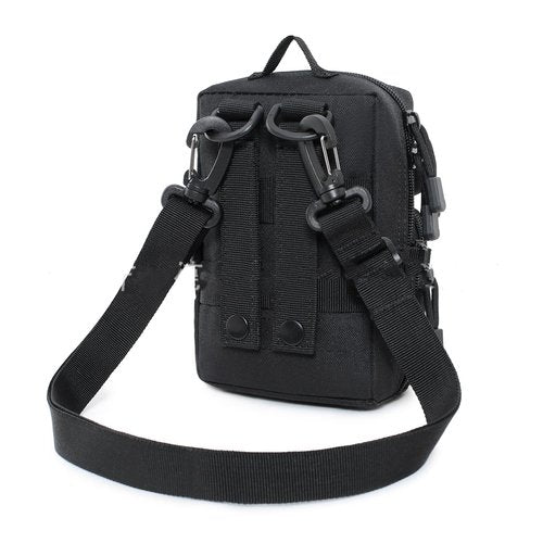 HOUSON Tactical EDC Bag, Waist Bag Molle Belt Bag Molle Multifunctional Bag Cell Phone Bag for Camping Hiking Cycling