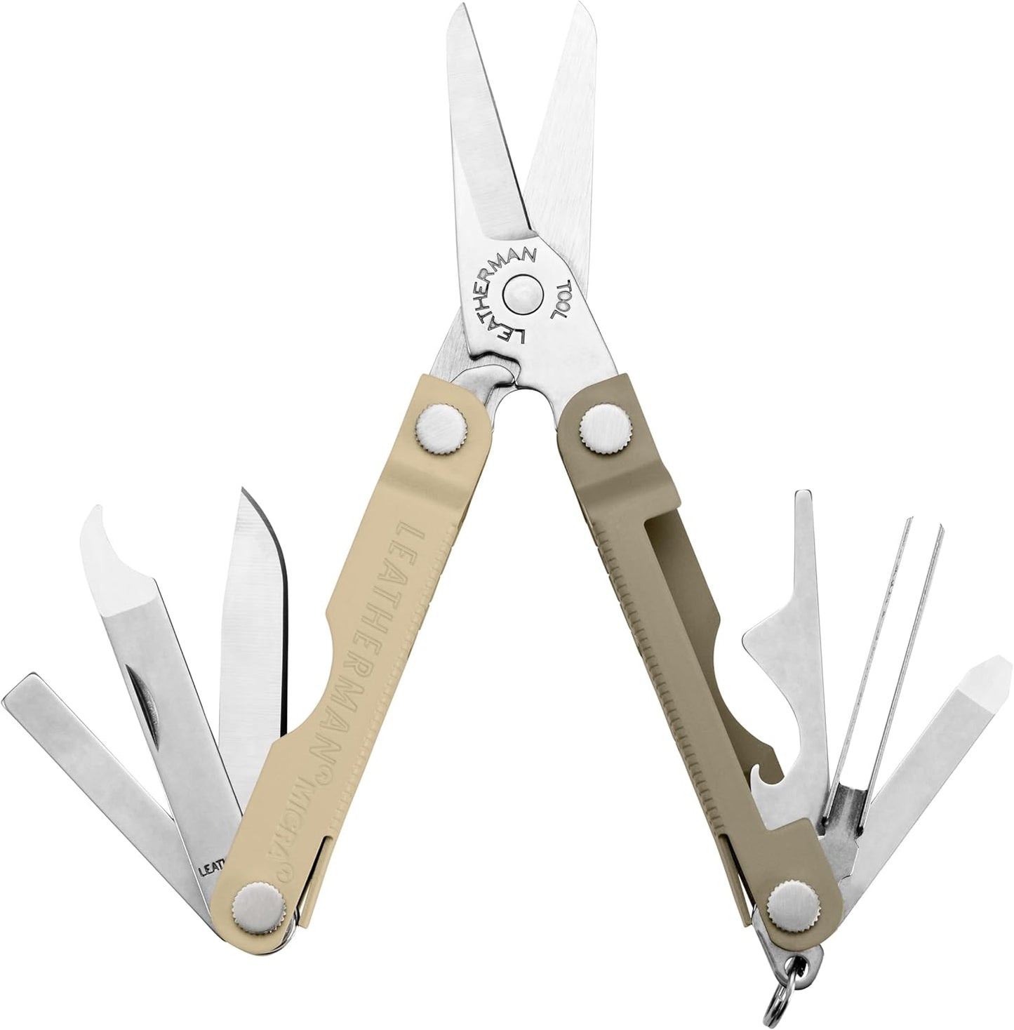 LEATHERMAN, Micra, Keychain Multi-tool with Grooming Tools, Mini Pocketknife for Everyday Carry (EDC), Hobbies & Outdoors, Built in the USA, Stainless Steel