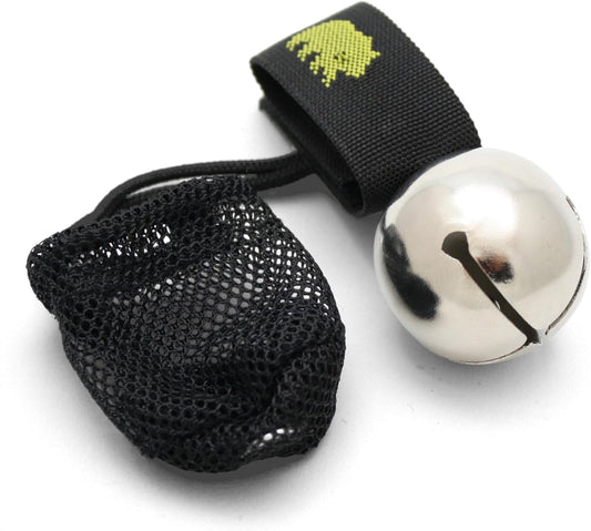 Coghlan's Magnetic Bear Bell with Silencer, Silver - Hiking Safety Gear for Wildlife Alert, Adjustable Strap, Easy Magnetic Silencer, Perfect for Camping, Backpacking, and Outdoor Adventures