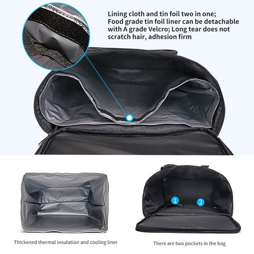 Soft Cooler Bag Wheeled，Expandable Double Deck Large Insulated Rolling Cooler Collapsible Leakproof Portable for Camping Picnic Beach Travel（Black）
