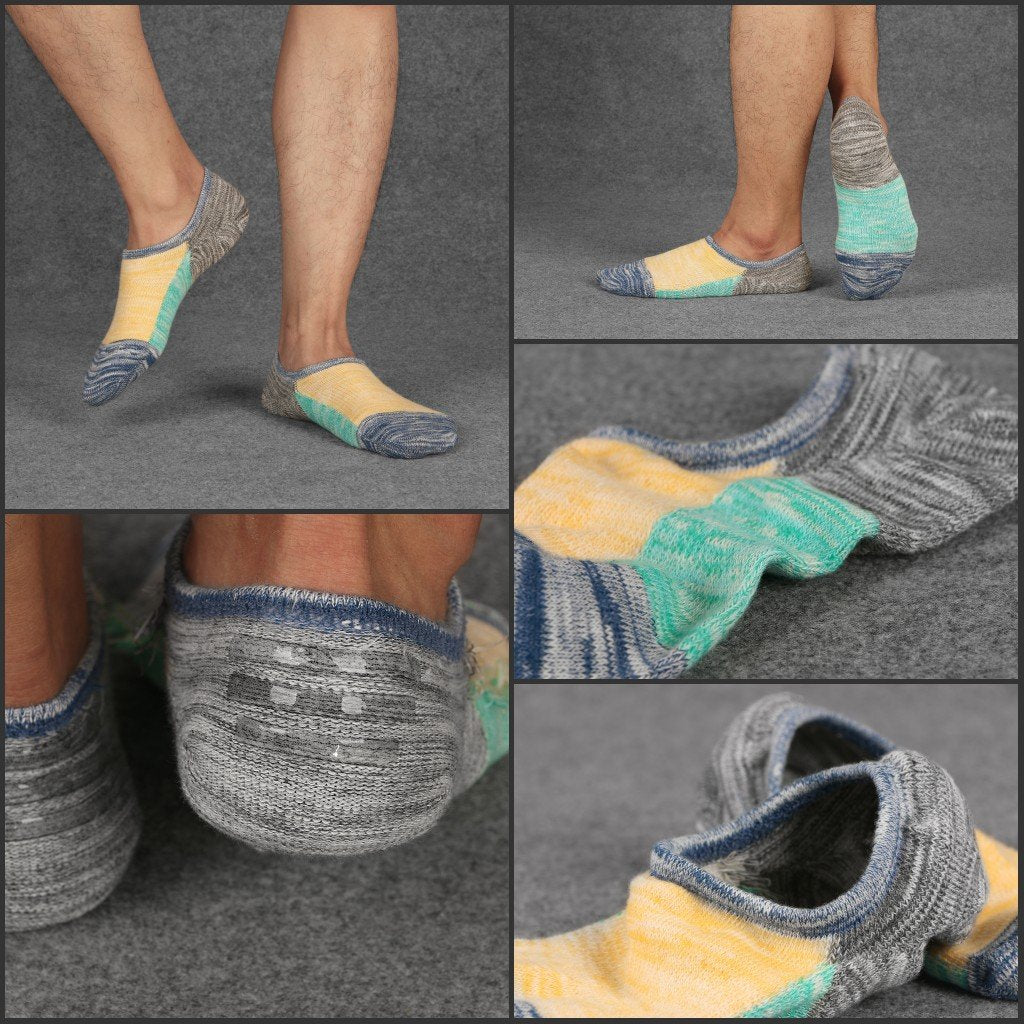Empino No Show Socks Womens Low Cut Non Slip Invisible Short Cotton Sneaker Socks Liner 6Pairs