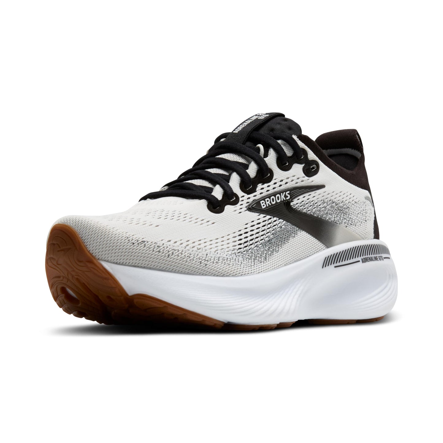 Brooks Women’s Adrenaline GTS 25 Supportive Running & Walking Shoe - White/Black/White - 10 Medium