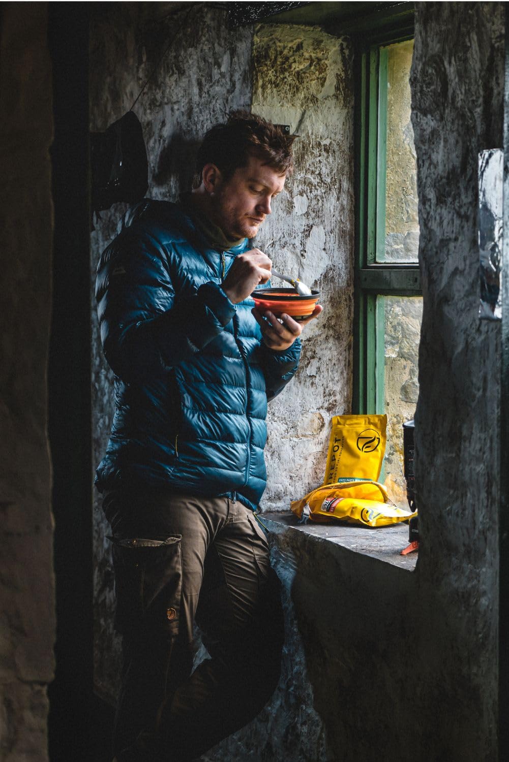 FIREPOT Vegan Orzo Bolognese - Healthy Plant Based Dehydrated Camping & Backpacking Meals (2 Servings)