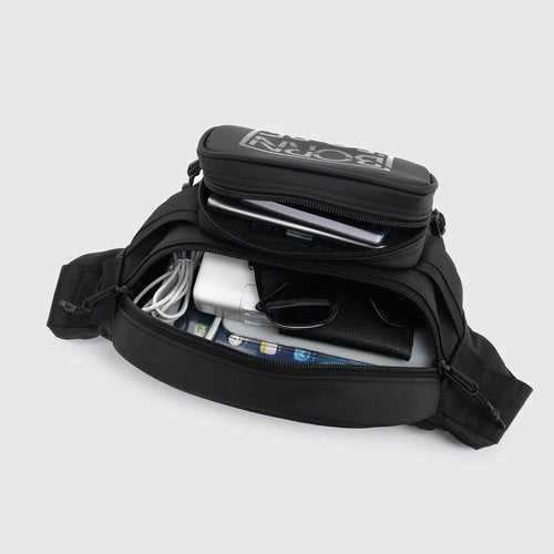 Born To Be Waist Pack Travel 3.2 (Black) for Women & Men - Travel Safe Belt Bag Pouch, Outdoor Gear, Adventure Accessory - Multi-Pockets Hiking Bag