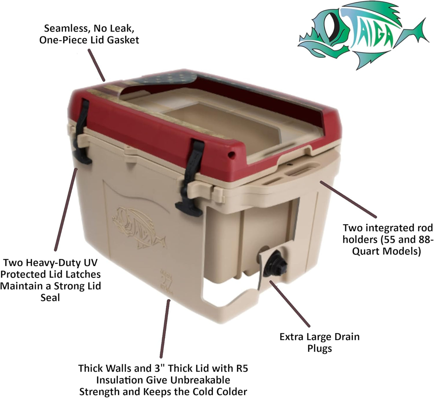 Taiga Coolers 88 Quart Cooler