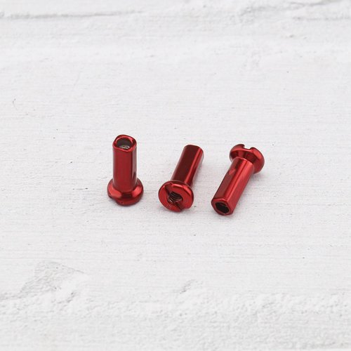 LT Easiyl 100pcs Bike Wheel Spoke Nipples Bicycle Spoke Protector for Mountain Bike Road Bike 14G / 2mm Dia Steel Spoke Black Red Blue Gold Cycling Replacement Accessories