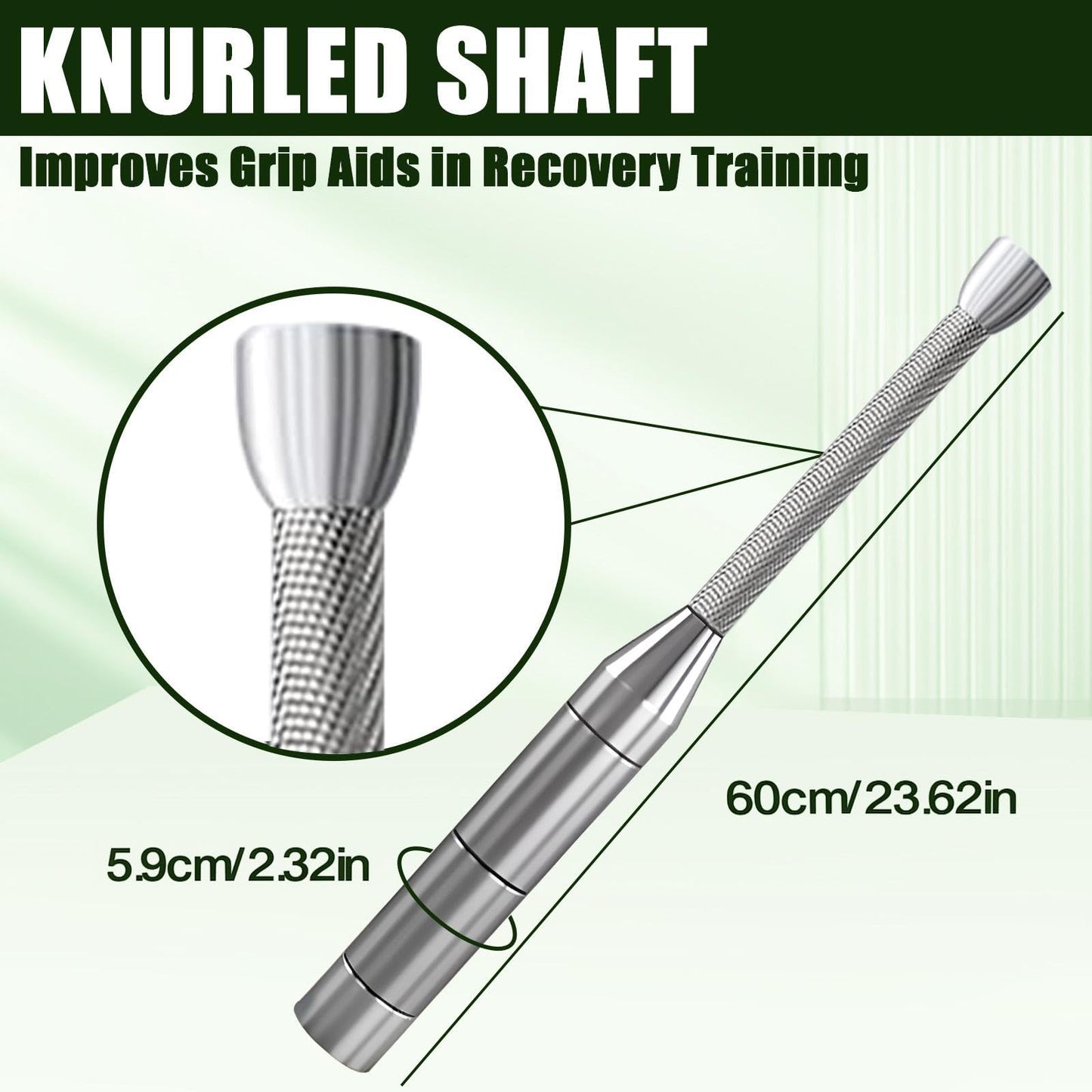 Adjustable Macebell Clubbell, 6-in-1 Premium Steel Indian Club, Strength Training Equipment for Full Body, Muscles, Shoulder, Grips & Forearms Workouts(6.5/9/11/13/15/17.5LBs)