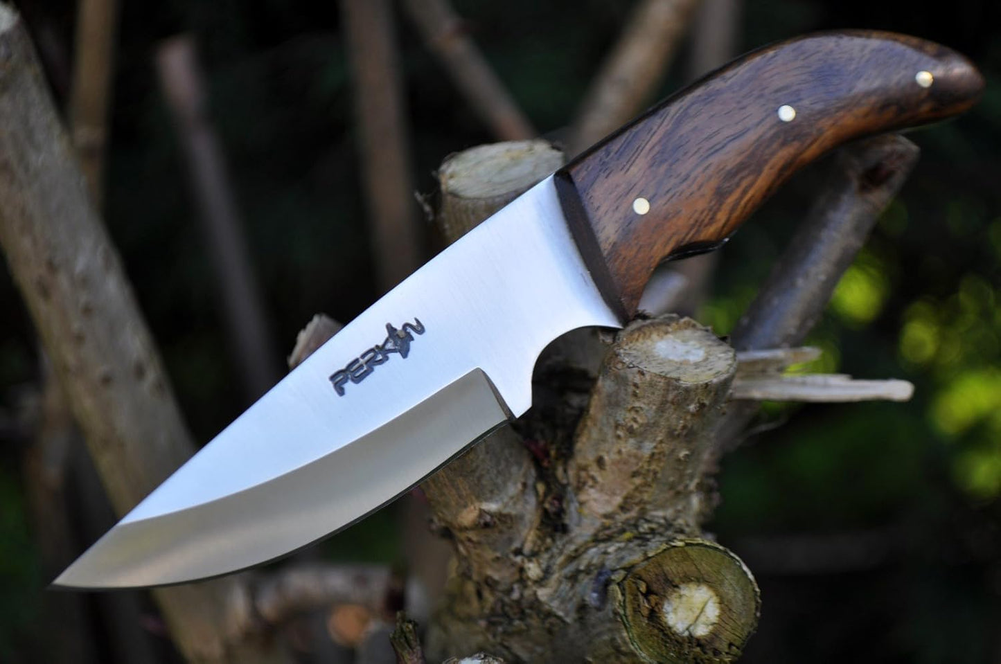 Perkin Handmade Fixed Blade Hunting Knives-Full Tang Bushcraft Fixed-Blade Knives for Men Woman Outdoor, Camping, Survival Tactical, Fighting, Hiking, Skinning, Hunter-Unisex Adults