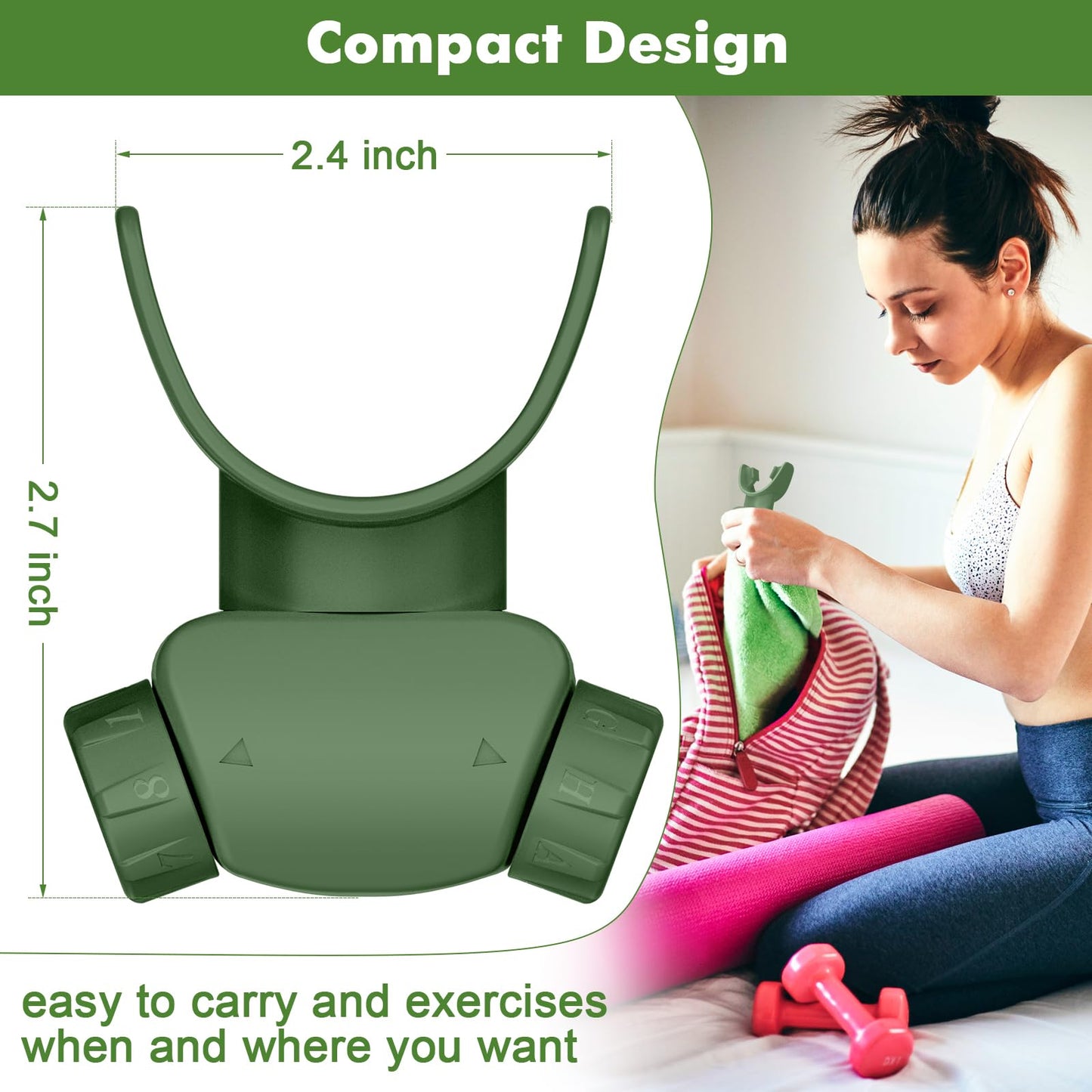 funotes Breathing Exercise Device, Compact Guided Portable Breathing Trainer, Excellent for Sports, Performers, Singers, Hikers, Yoga, Mountain Climbers