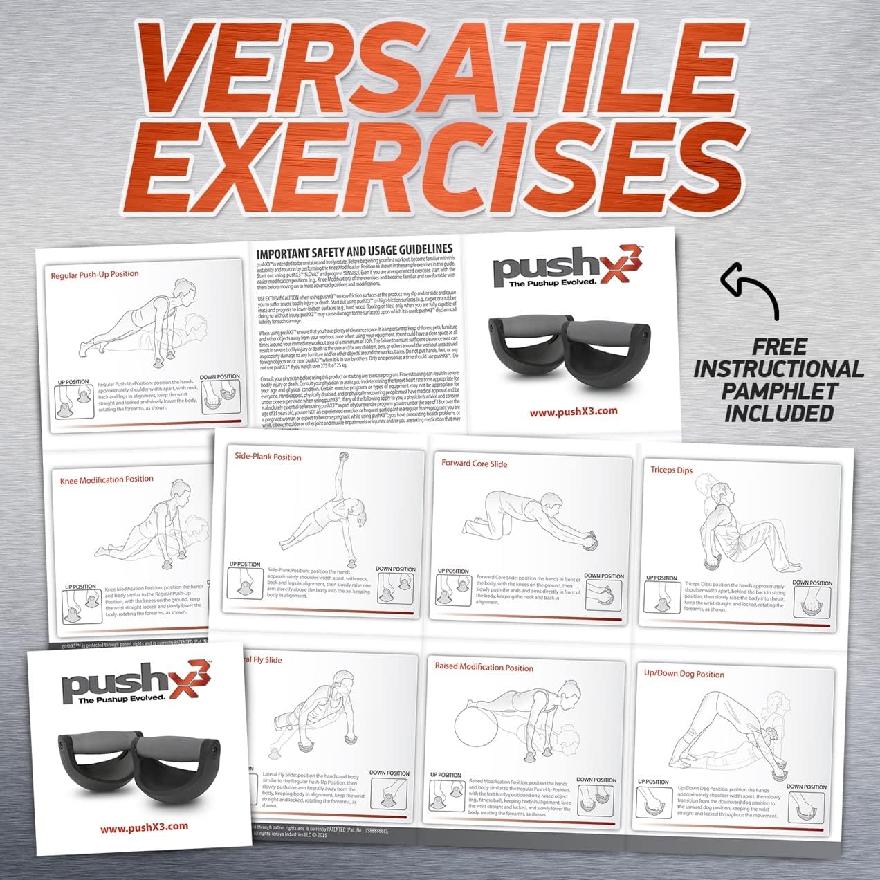 Push Up Bars for Home Gym - Durable Fitness Equipment & Grip Strength Trainer