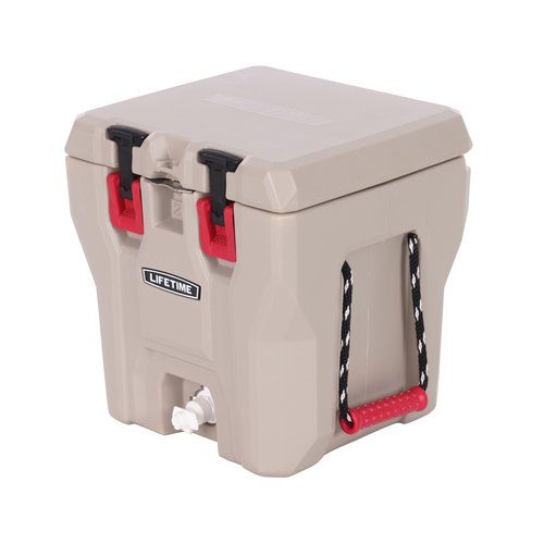 Lifetime 5 Gallon Hard Cooler, Dual-Purpose as Water Beverage Dispenser or Ice Chest, Portable Container, Made in USA