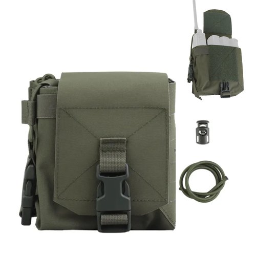 SINAIRSOFT Tactical Multi-Purpose Sub Pouch Mutant MOLLE Pouch for Radios Water Bottles Night Vision Goggle EDC Admin Pouch