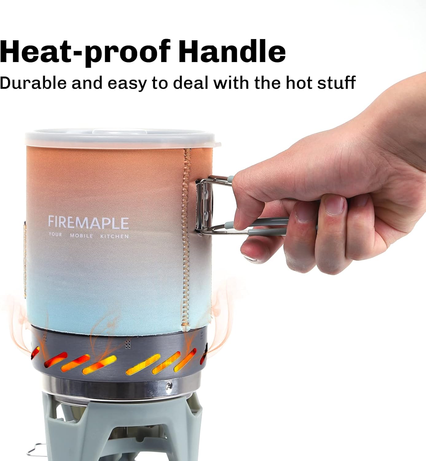 Fire-Maple "Fixed Star 1" Backpacking and Camping Stove System | Outdoor Propane Cooking Gear | Portable Pot/Jet Burner Set | Ideal for Hiking, Trekking, Fishing, Hunting Trips and Emergency Use