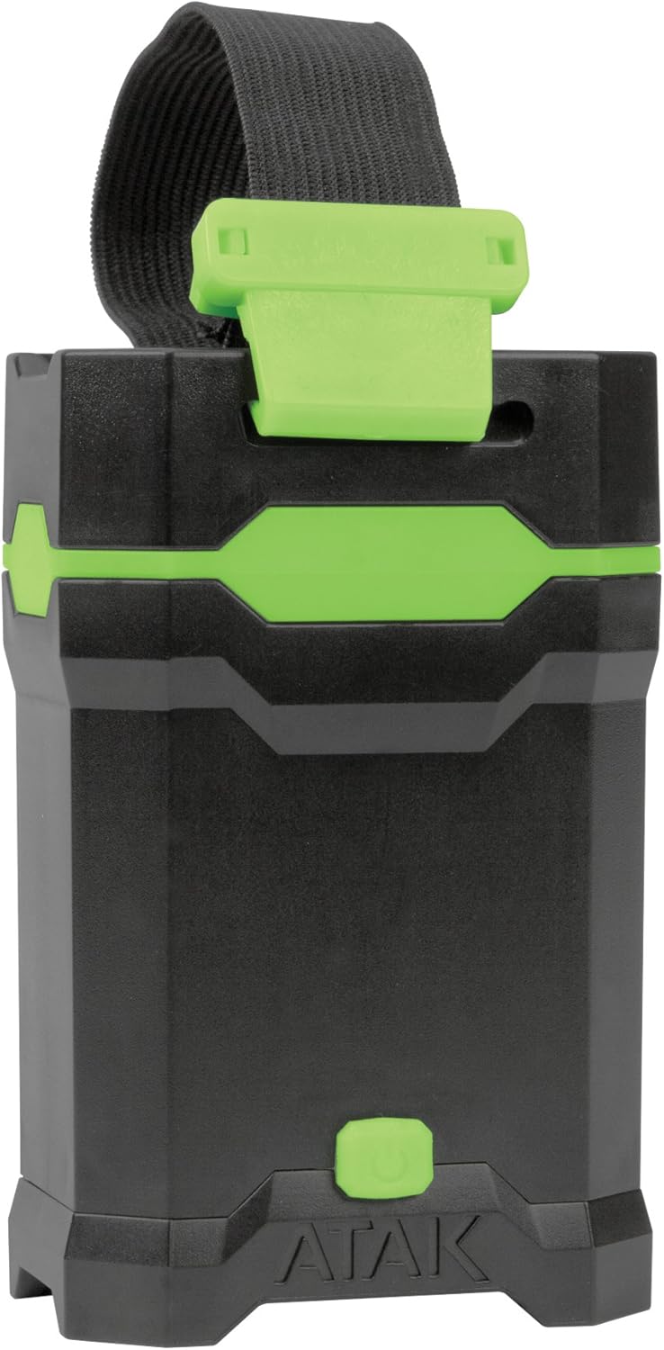 Performance Tool 422 Collapsible LED Lantern for Outdoor or Emergency Lighting, Black/Green