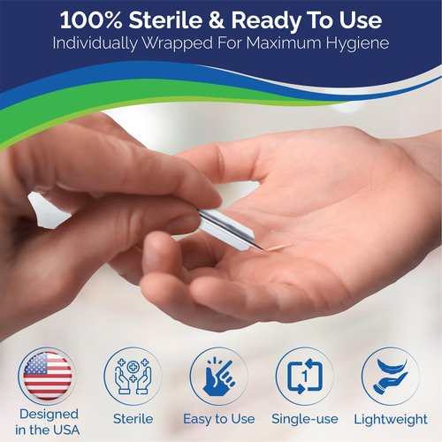 SplinterAid Painless Splinter Removal Kit - 3 Pack | Pull Out Splinters Fast & Easy | Essential First Aid for Home, Travel, Camping, Hiking, Woodworking, DIY & Outdoor Adventures | No Tweezers Needed