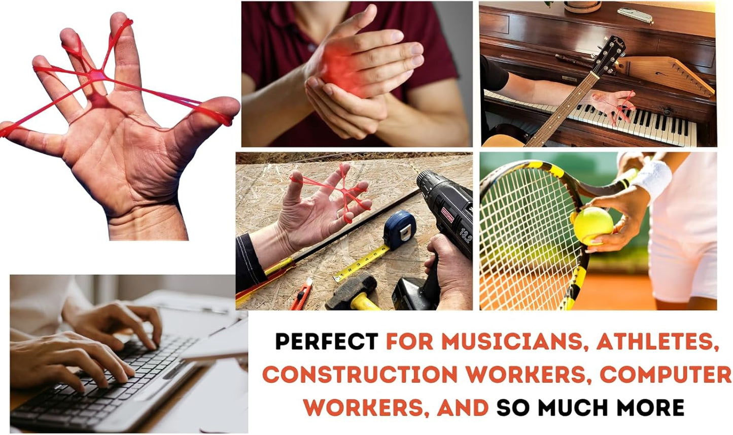 FlexEx® Sport Patented Hand Exerciser, Made in USA, Hand Grip Strengthener, for Sport and Music, Law Enforcement Hand Exerciser