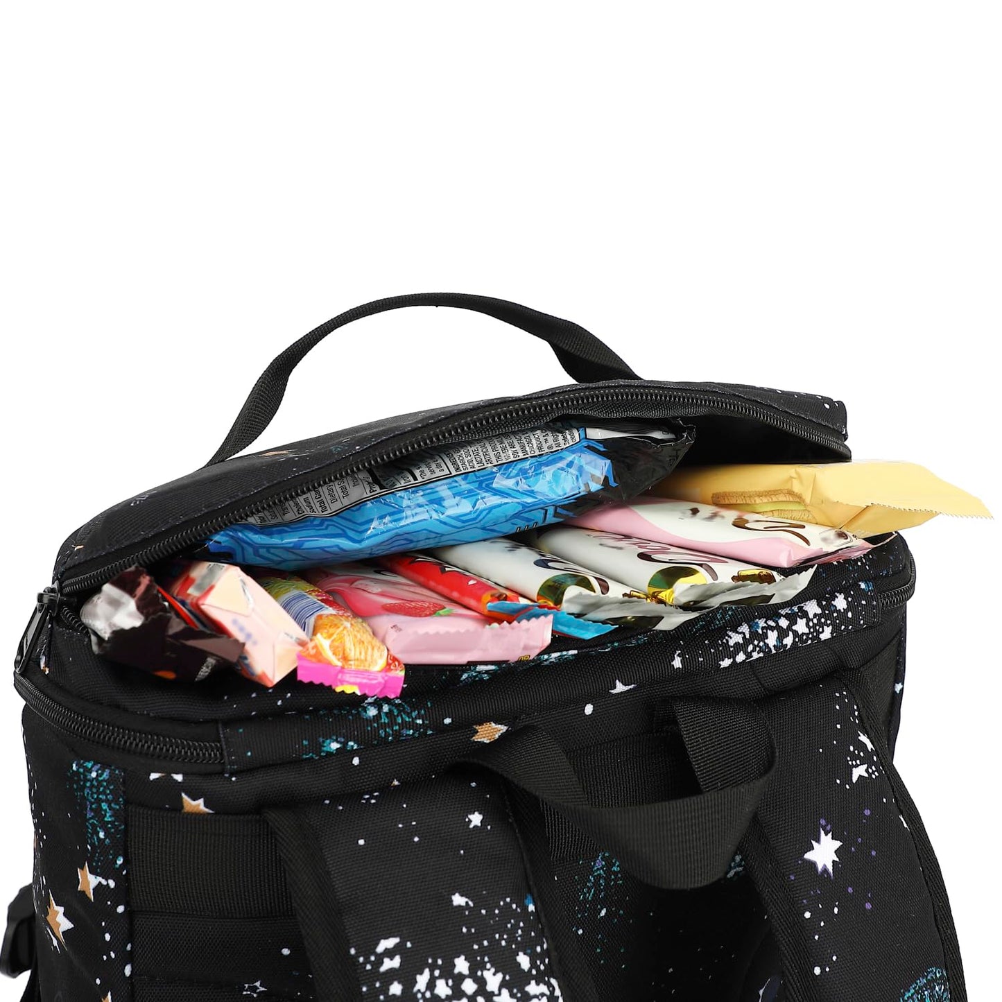 Kalesi Cooler Backpack 36 Cans Lightweight Insulated Backpack Cooler Leak-Proof Travel Camping Lunch Backpack Outdoor Cutlery Backpack for Men and Women (B-Starry Sky)