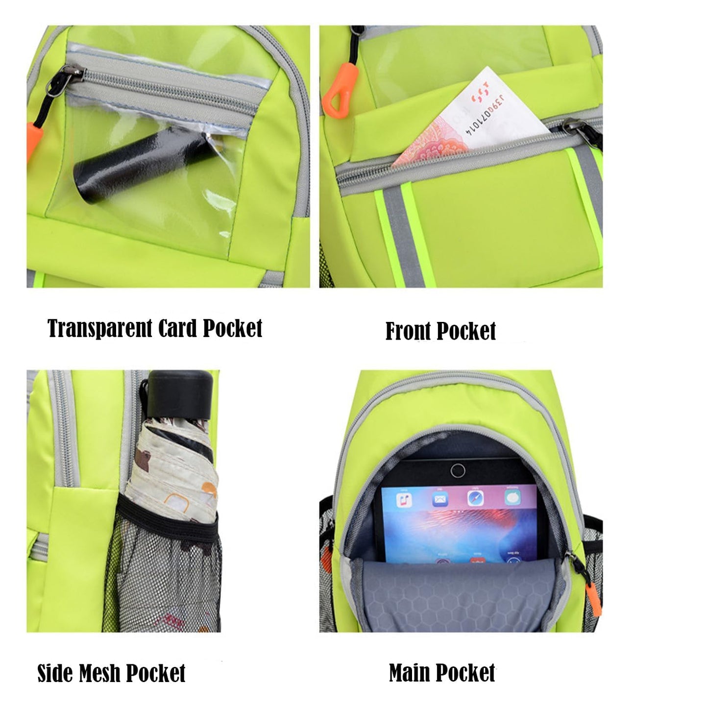 JENAGREEN Waterproof Sling Backpack Crossbody Shoulder Bag for Women Men, Crossbody Bag Casual Daypack Travel Hiking Adjustable Chest Bag