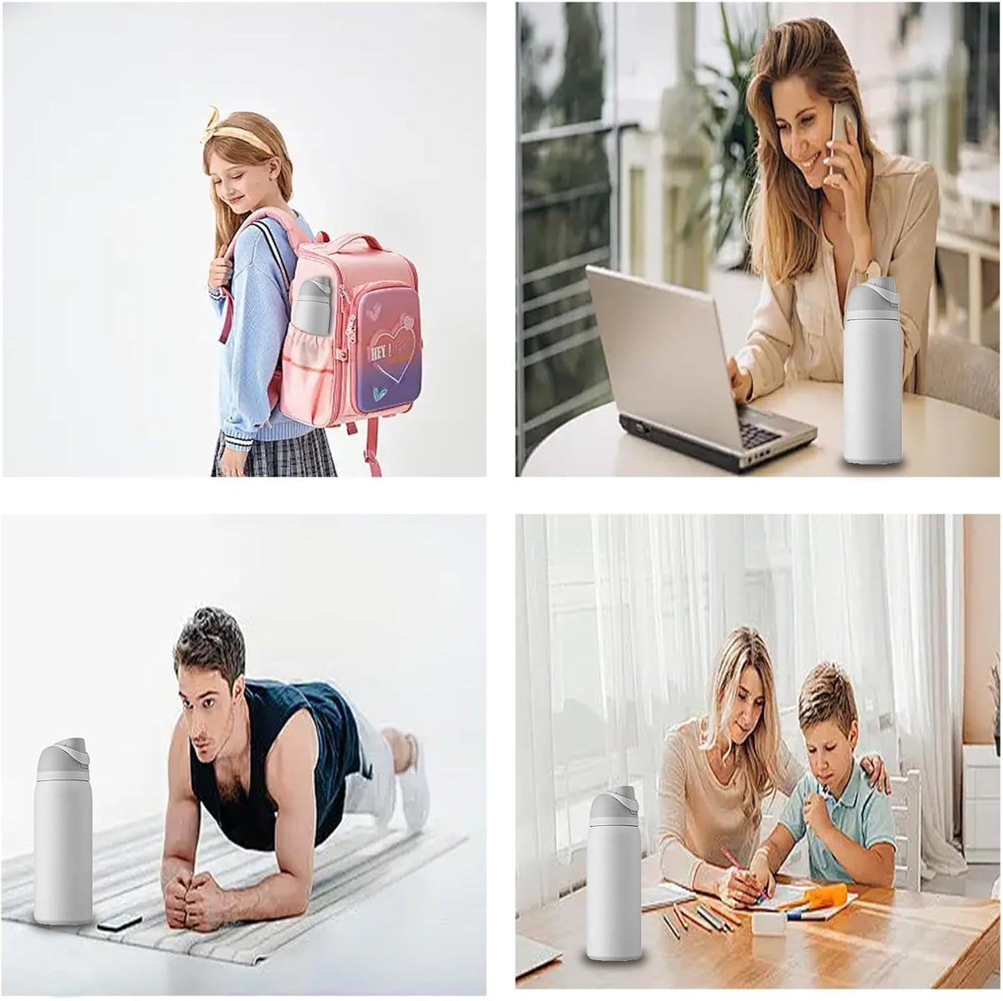 JIZHOUYAO Replacement Lid for Owala Freesip, Replacement Cap Compatible with Owala Freesip Cup 16oz 24oz 32oz 40oz,BPA-Free Replacement One Button Accessory for Owala Free Sip (Black)