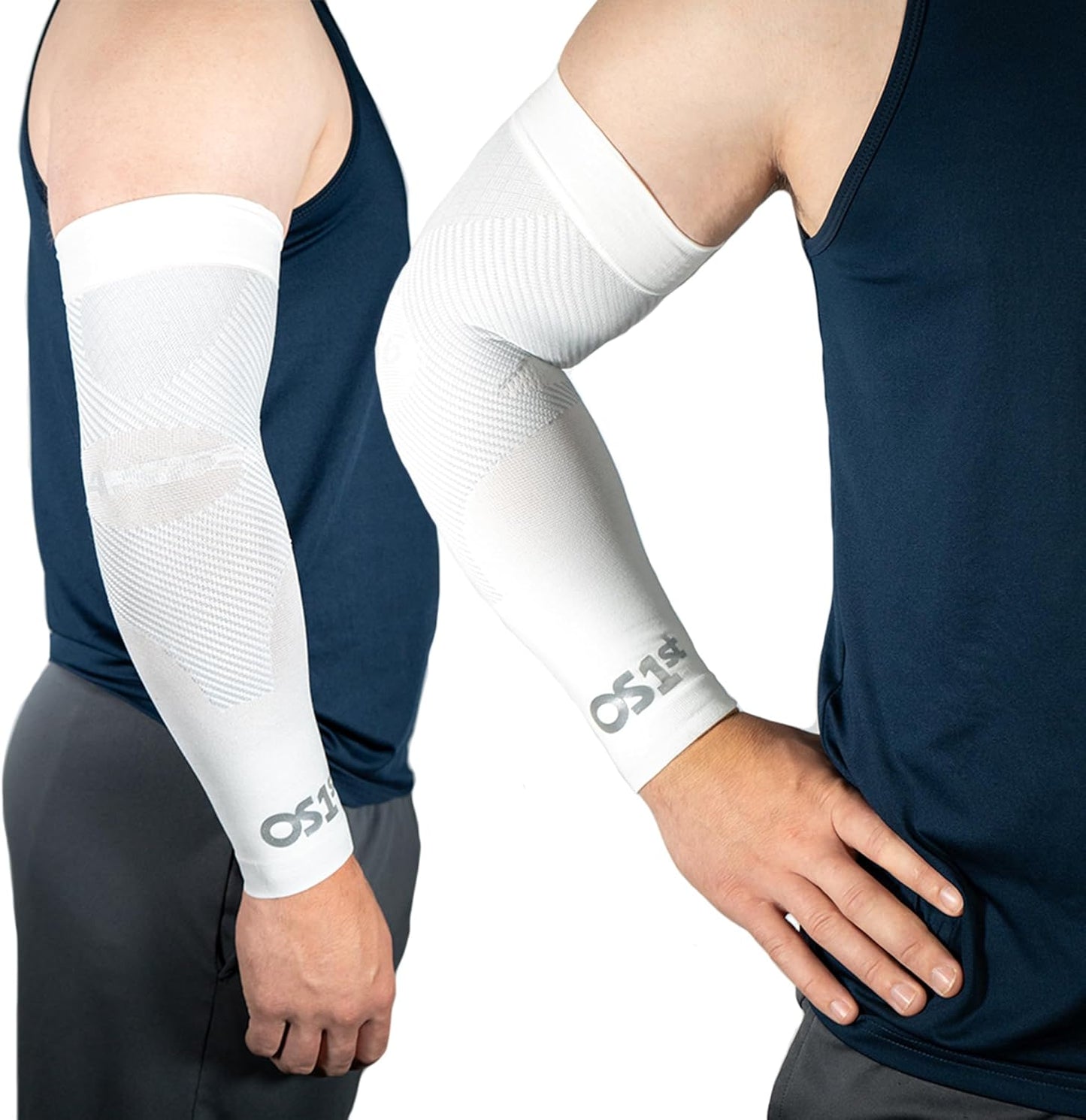 OS1st AS6 Compression Arm Sleeves – UPF 50+ Sun Protection, Cooling, Muscle Recovery & Support for Sports and Outdoor