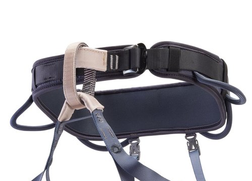 PETZL CORAX LT comfortable, durable harness for a variety of climbing objectives, L, dark gray