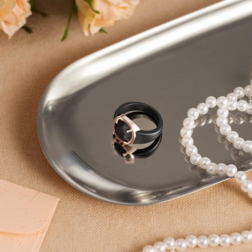 Stylish Silicone Ring for Women, Comfortable Silicone Wedding Band for Everyday Wear & Special Occasions, Flexible and Durable for Active Lifestyle, Easy to Clean (Size 6)
