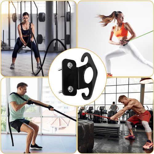 PEUTIER 3pcs Resistance Band Anchor, Wall Mount Workout Anchors Resistance Band Hooks with Screws Home Suspension Training Kit Accessories for Home Gym Workouts