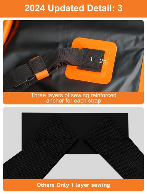 OGASAMI Soft 15 Cubic Feet Car Roof Luggage Bag Rooftop Cargo Carrier Waterproof for All Cars with/Without Racks Include Anti-Slip Mat