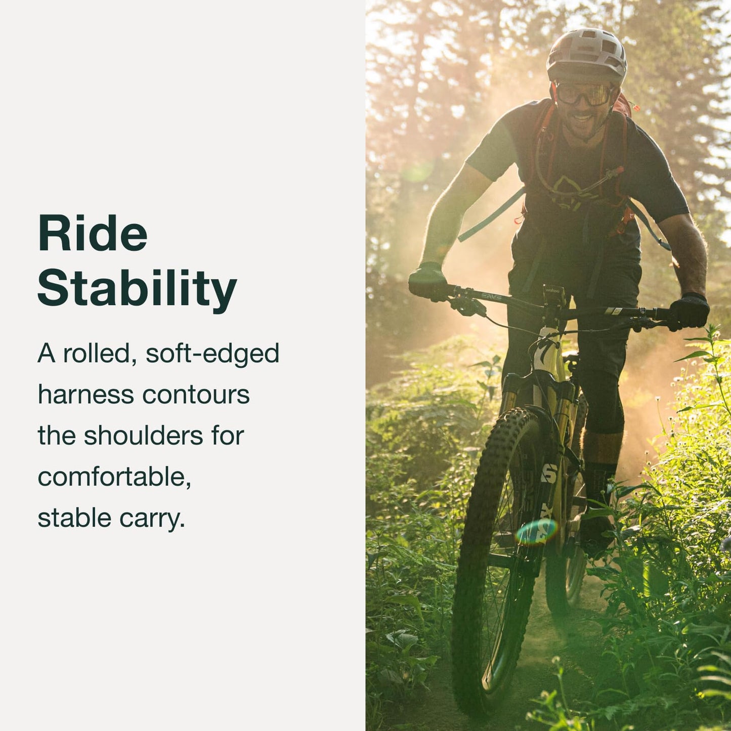 Osprey Katari 3L Men's Biking Backpack with Hydraulics Reservoir, Green Creek