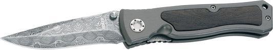 Boker 111054DAM Leo Damascus II Pocket Knife with 3 3/4 in. Steel Blade