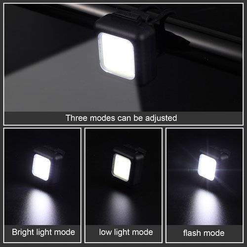 VIHOSE 6 Pcs Outdoor Night Running Lights for Runners High Visibility Rechargeable Clip on Flashlight Dog Lights for Night Walking Lightweight USB Reflective Running Gear Hiking Jogging Stroller