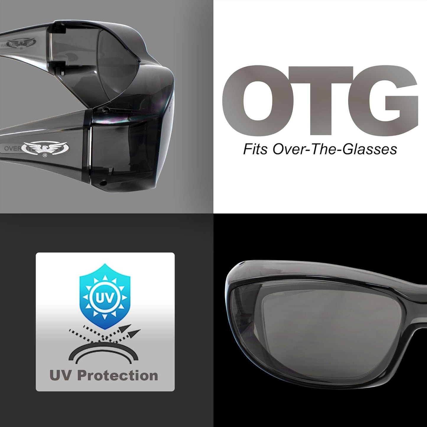 Safety Glasses - Global Vision Eyewear Oversite Series, Impact-Resistant & Stylish
